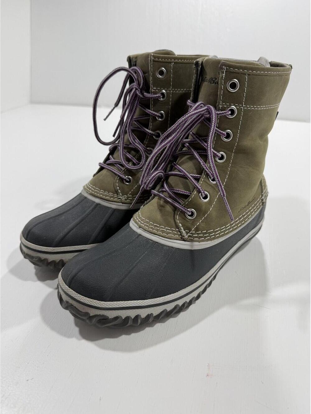 Eddie Bauer Hunt Pac Boots Womens 7 Waterproof Insulated Duck Boots